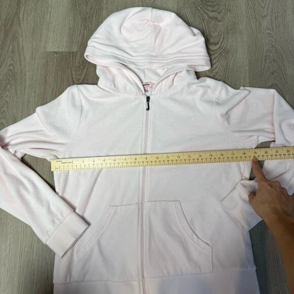 Vintage Juicy Couture TrackSuit Jacket Size Medium Light Pink Y2K - Picture 7 of 9